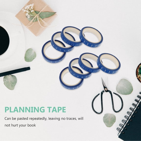 HONMEET Sky Planning Tape, Removable Adhesive Scrapbooking Sticker for Journaling, Planner, Craft Supplies