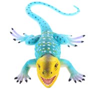 HONMEET Desktop Ornament Lizard Figurine Sky-Blue PVC 1 Piece