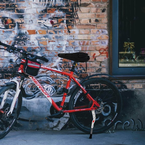 HONMEET Soft Black Saddle Pad for Bikes Compatible with on Road Off Road and Mountain Models