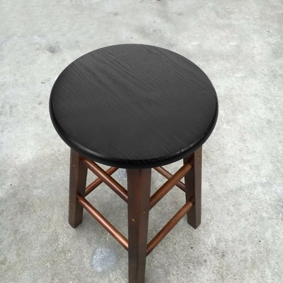 HONMEET Wood Round Bar Stool Seat Replacement with Reinforced Stability for Dining Chairs, and Comfortable