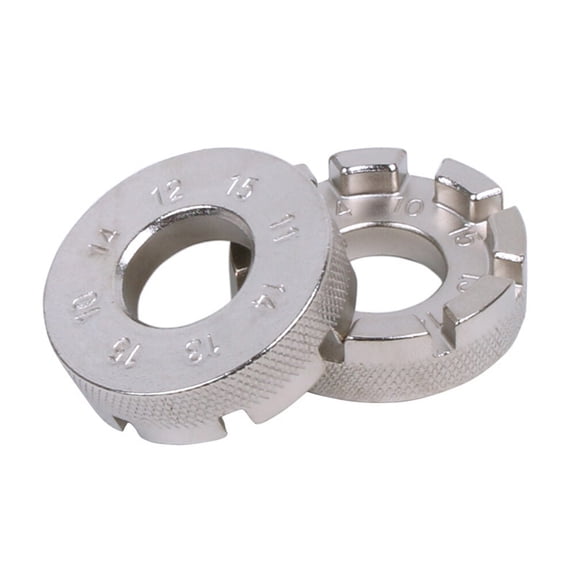 HONMEET Spoke Key Silver Bicycle Wheel Tool for Maintaining Straight and True Spokes