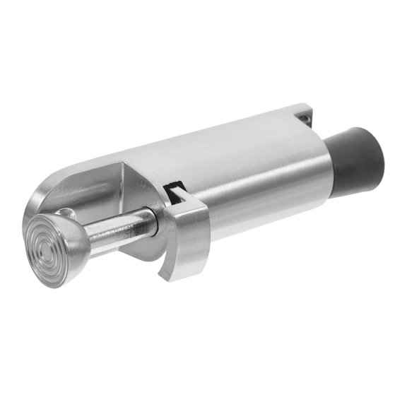 HONMEET Spring Loaded Latch Kit Zinc Alloy Silver 1Pcs For Double Doors