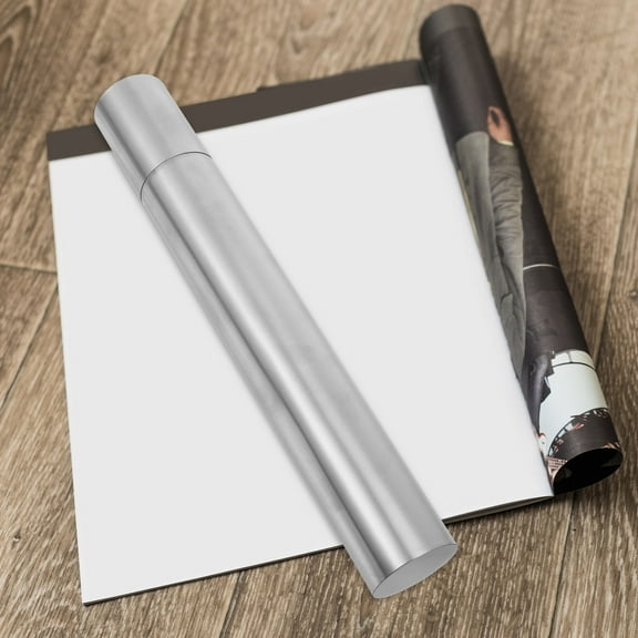 HONMEET Stainless Steel Document Holder Tube Certificate Storage Container