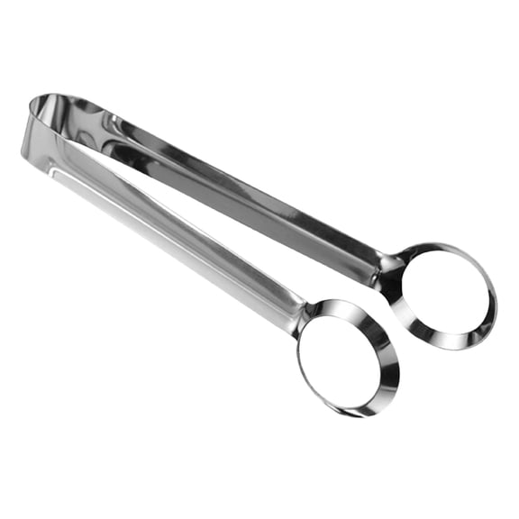 HONMEET Small Stainless Steel Food Clip Kitchen Tool for Grabbing Eggs Meatballs and Snacks