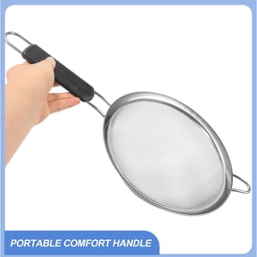 HONMEET Stainless Steel Kitchen Sieves, Plated, -Resistant Strainers for Cooking and Baking
