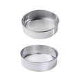 thumbnail image 1 of HONMEET Stainless Steel Flour Sifter with 60 and 40 Mesh Screens, Lightweight, Rust-Resistant Baking Tool for Perfectly Sifted Flour, 1 of 8