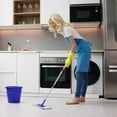 HONMEET Stainless Steel Mop Pole, 4 Section Adjustable Replacement ...