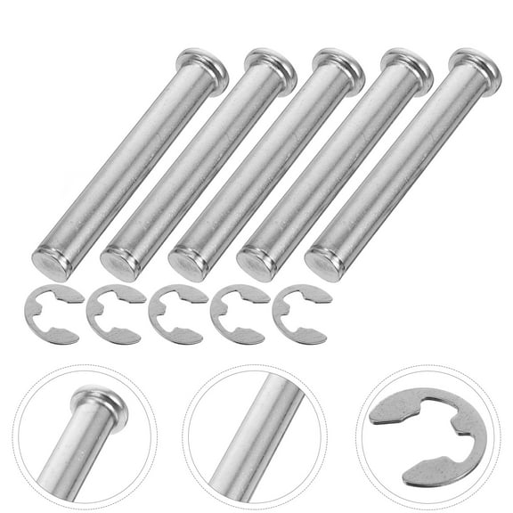 HONMEET Stainless Steel Universal Pallet Rack Safety Pins, 5-Pack for Secure Rack Stability and Locating