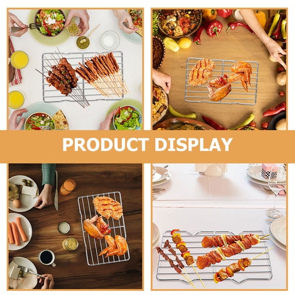 HONMEET Stainless Steel Baking Rack for Oven, BBQ Roasting, Cooling, and Kitchen Cooking Accessory