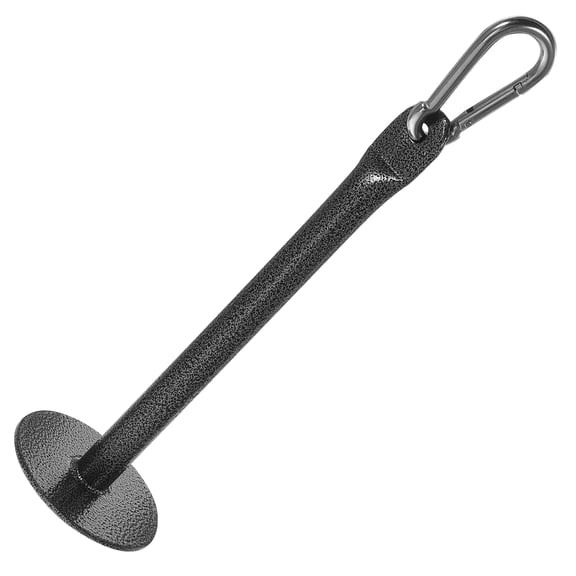 HONMEET Sturdy Black Weight Plate Holder Made of Steel for Barbell and Pulley Systems