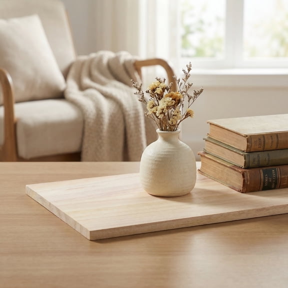 HONMEET Rectangular Hardwood Wood Board Multi-Color Panel for Furniture Projects and Crafting