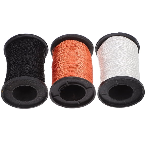 HONMEET Nylon Hand Thread 3 Rolls Assorted Colors for Sewing, Crafting, and Repairs