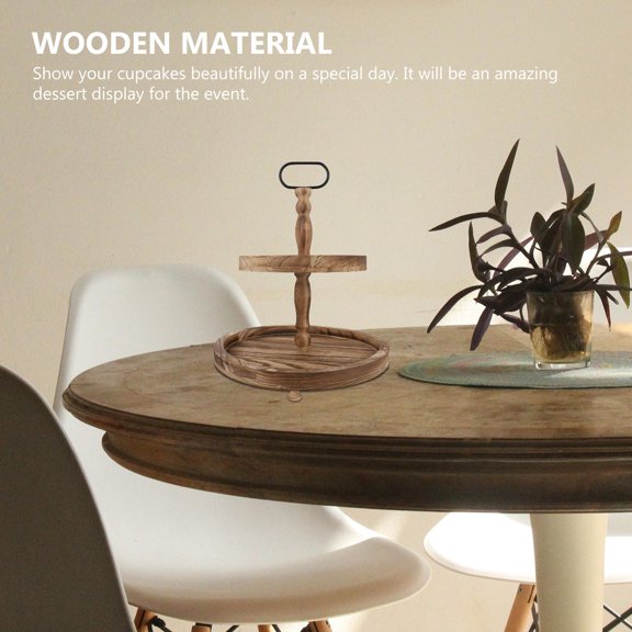 HONMEET Tiered Dessert Stand Iron Cupcake Display Stand for Wedding 1 Set