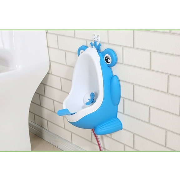 HONMEET Toddler Toilet Potty Training Urinal in Cartoon Design Blue 1Pcs