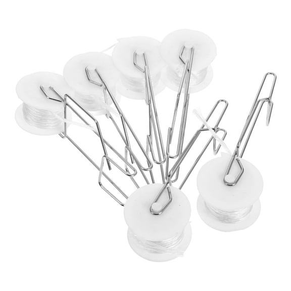HONMEET Tomato Roller Hooks In Silver For Farmers Versatile Application 6Pcs