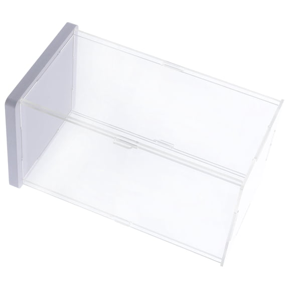 HONMEET Clear Display Box Case for Small Figurines and Crafts with Fine Texture Finish