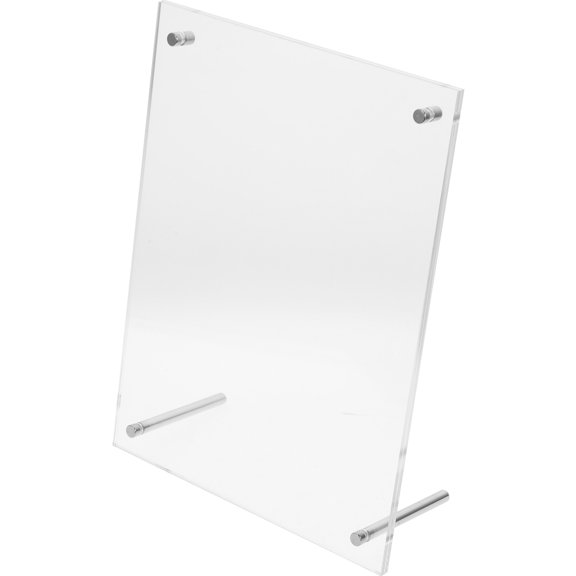 HONMEET Transparent Acrylic Picture Frame with Stable Structure for Desktop Use