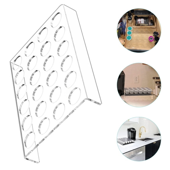 HONMEET Acrylic Coffee Capsules Holder for Kitchen Countertop Storage