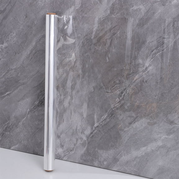 HONMEET Clear Self-Adhesive Wall Protector Film for Kitchen, Bathroom, and Home , and Easy to Clean