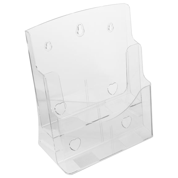 HONMEET Transparent Wall Mounted Acrylic Menu Holder for Office Files and Brochures