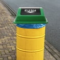thumbnail image 1 of HONMEET Green Plastic Trash Can Lid, Easy to Install, Replacement Cover for Home, Parks, Public Spaces, 1 of 8