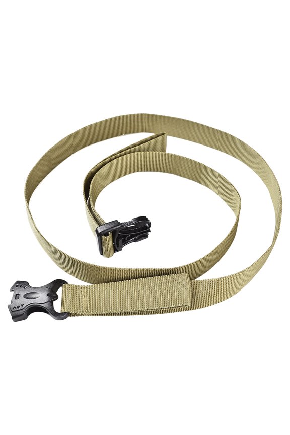 Khaki Adjustable Strap with Buckle for Luggage Outdoor Camping and Picnic Blanket