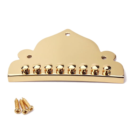 HONMEET Triangle Golden Tailpiece for Mandolin with Volume Enhancement 1Pcs