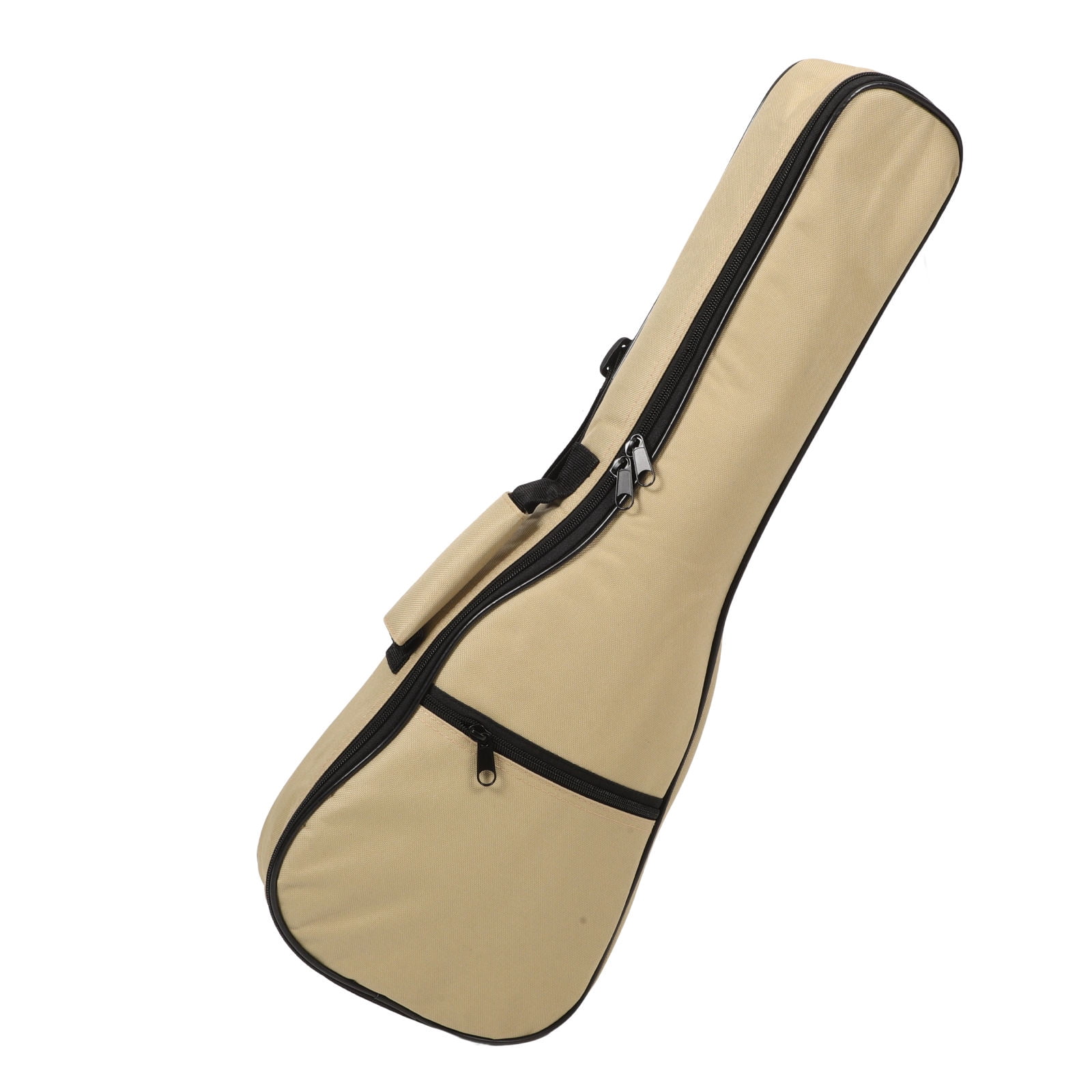 HONMEET Khaki Water-Resistant Ukulele Case with Oxford Fabric, Adjustable Shoulder Straps, Travel Storage Pouch Included