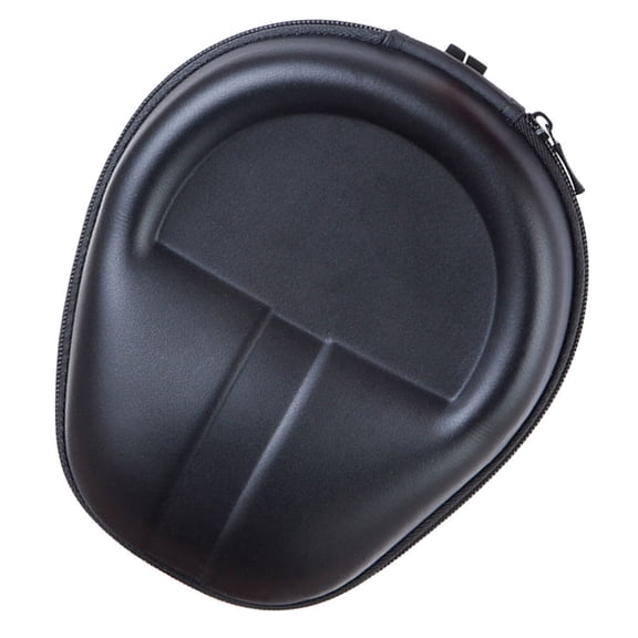 HONMEET Protective Headset Bag Black PU Lightweight for Storage 1Pc