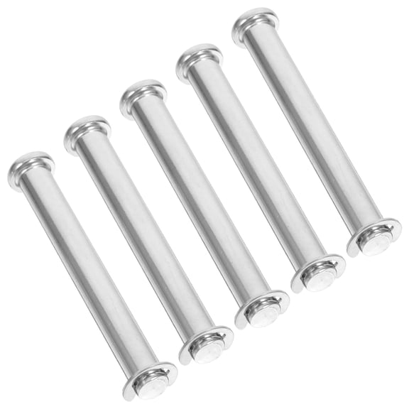 HONMEET Stainless Steel Pallet Rack Safety Locating Pins, Set of 5 Warehouse Storage Pins for Secure Racking