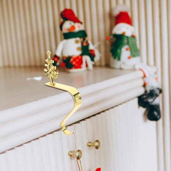HONMEET Iron Stocking Holder Golden 1Pcs