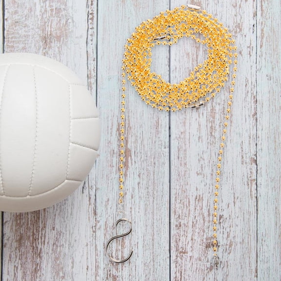 HONMEET 2-Pack Volleyball Net Height Measuring Chains, Portable Stainless Steel Tools for Accurate Volleyball Net Setup and Adjustment