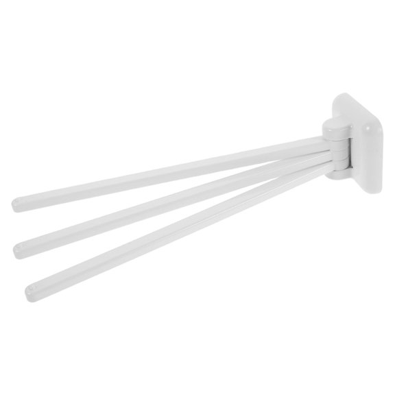HONMEET Wall Mounted Swing Towel Rack with Three Rotating Arms for Home Towel Organization