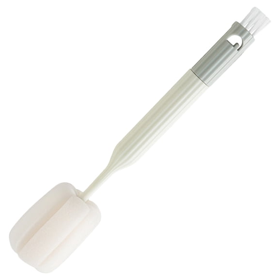 HONMEET Long Handle Milk Bottle Brush for Kitchen Use Durable and Practical White