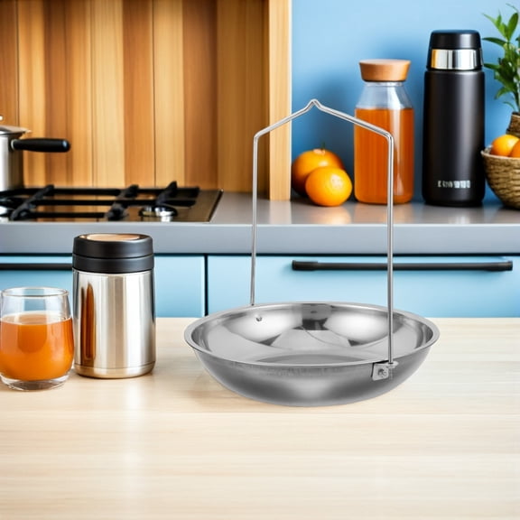 HONMEET Stainless Steel Scale Pan Attachment Compatible with Crane and Kitchen Scales for Accurate and Precise Weighing