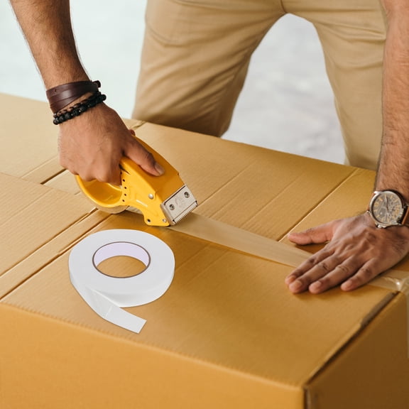 HONMEET Strong White Double Sided Tape with High Adhesion for Industrial and Office Applications