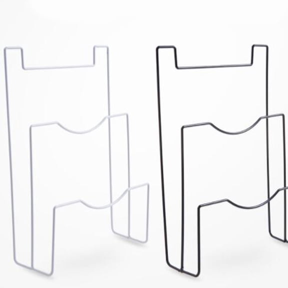 HONMEET Dish Drying Shelf White for Kitchen Door Back Pan Cover Rack No Drilling