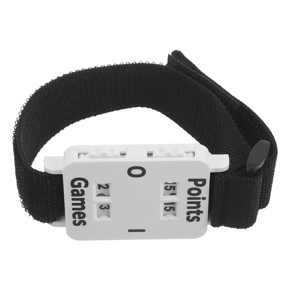 HONMEET White Lightweight Portable Wrist Score Counter Adjustable for Cricket Tennis and Ping Pong
