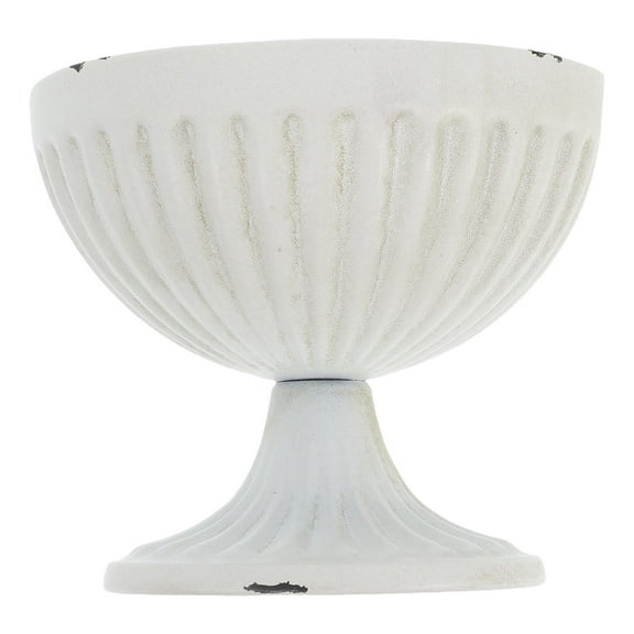HONMEET Elegant White Half Vase Decor with Country Style for Wall Mount and Artistic Display