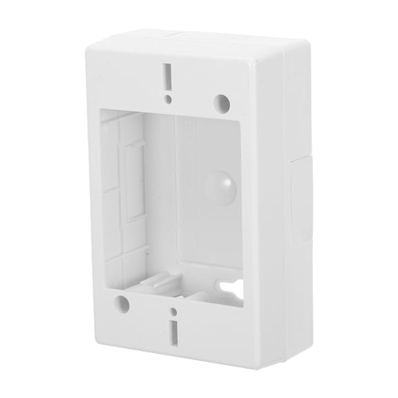 HONMEET White Single Gang Box Surface Mount Electrical Outlet Box Easy Installation Compatible
