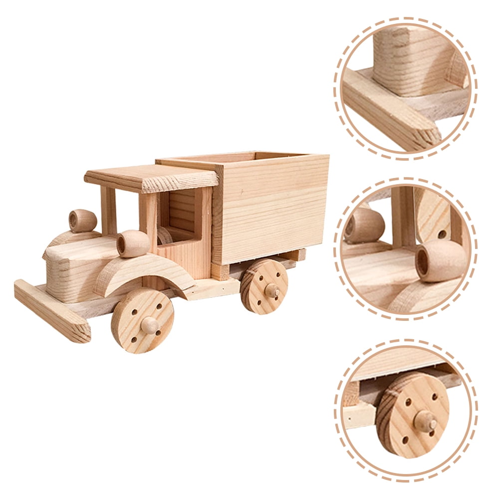 HONMEET Kids Wooden Puzzle Toys Learning DIY Assembly Model Kits ...