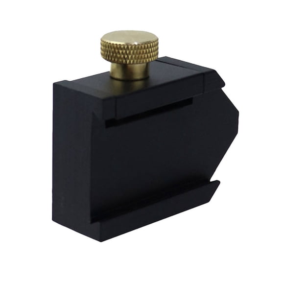 HONMEET Aluminum Alloy Black Positioning Block Marker Positioner for Woodworking DIY and Carpenter Use