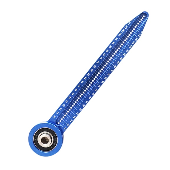 HONMEET Woodworking Round Scriber Tool Aluminum Alloy Blue with Precise Measurement Features