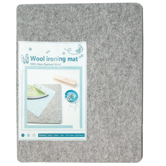 HONMEET Portable Grey Wool Pressing Mat for Sewing and Quilting Projects At Home