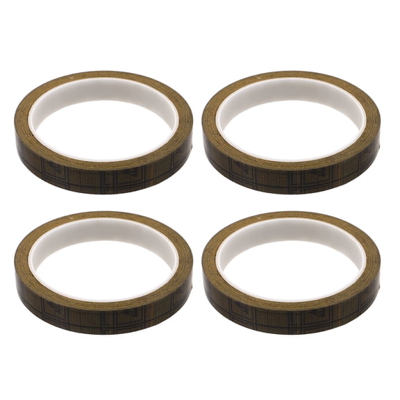 HONMEET Yellow Adhesive Tape for Heat Resistance with Double Sided Esd Marking for Safety Labeling
