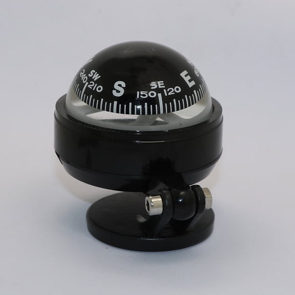 HONMEET Professional Black Car Dashboard Compass with Direction Guide and Tool for Accurate Navigation