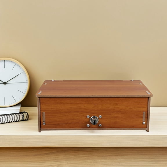 HONMEET desk extender for monitor desktop organizer wood light yellow 1Set for office Back to School