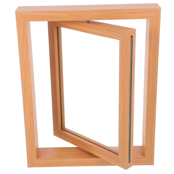 HONMEET Double-Sided Rotating Floating Photo Frame for Tabletop Display, 1 Piece Stylish Picture Frame