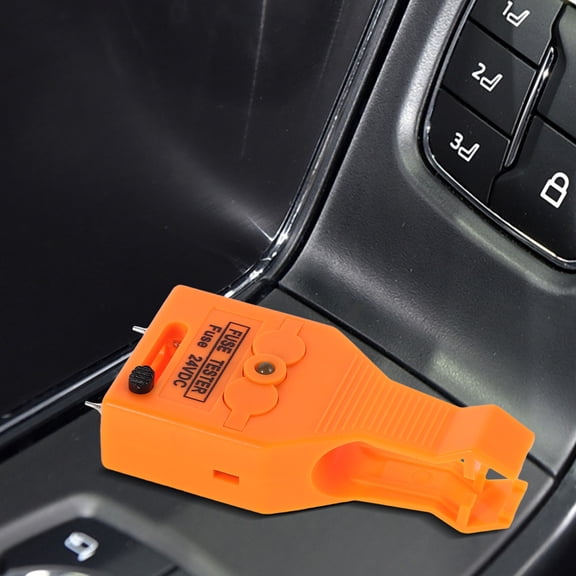 HONMEET Fuse Checker Tool, High Precision Automotive and Marine Fuse Tester, Orange Plastic Design