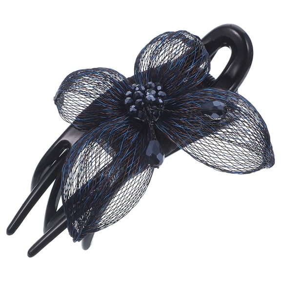 HONMEET Fancy Barrettes for Women's Hair Duck Billed Hair Clips for Dinners 1Set